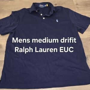 Ralph Lauren Polo Shirt in Navy with Light Blue Pony